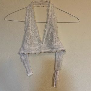 Free People Galloon Lace Halter Bra
